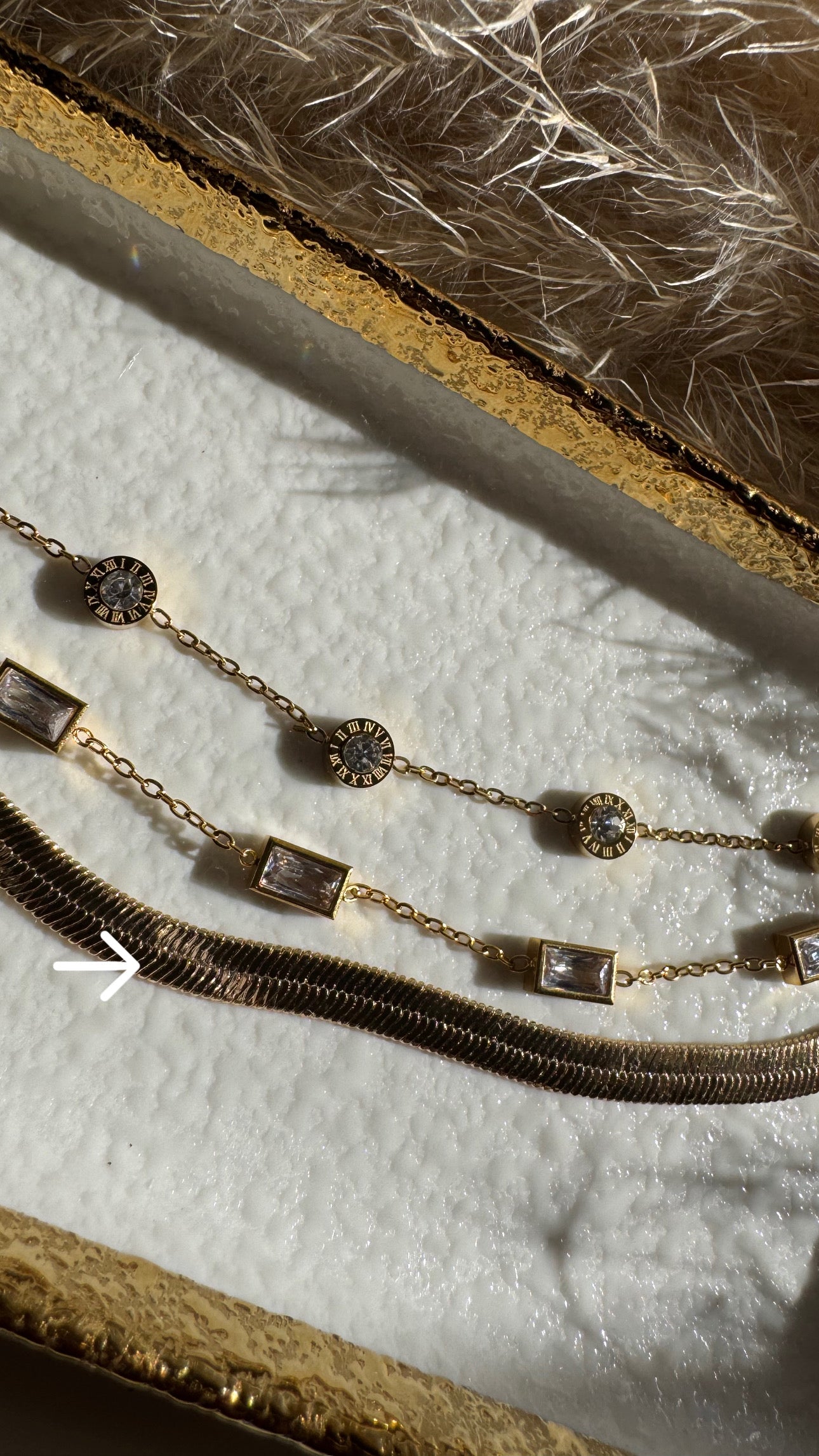 I Dream Of Jewelry Snake Gold Bracelet 18K Gold Plated