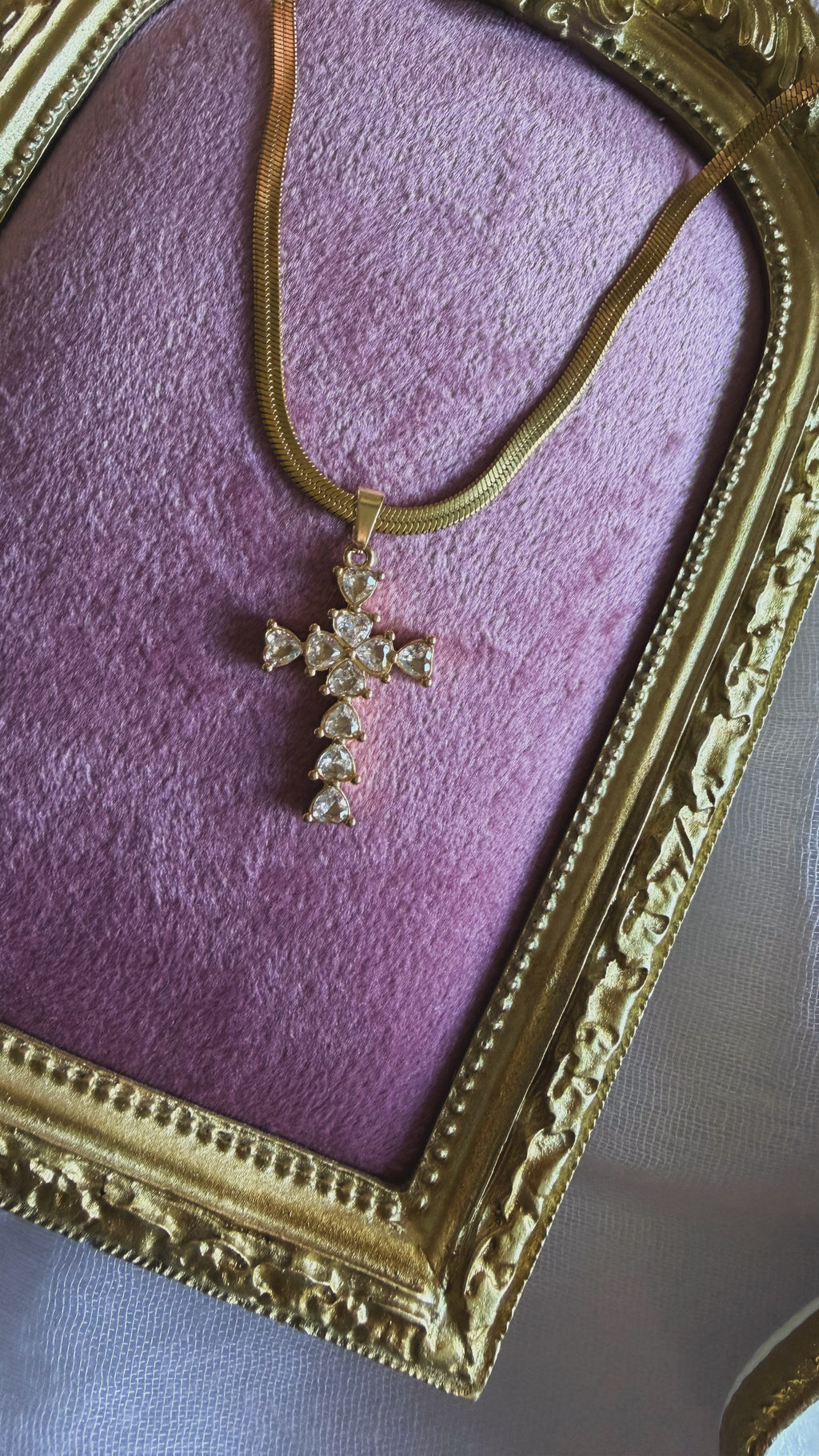 For The Dreamers Cross Stainless Steel Necklace