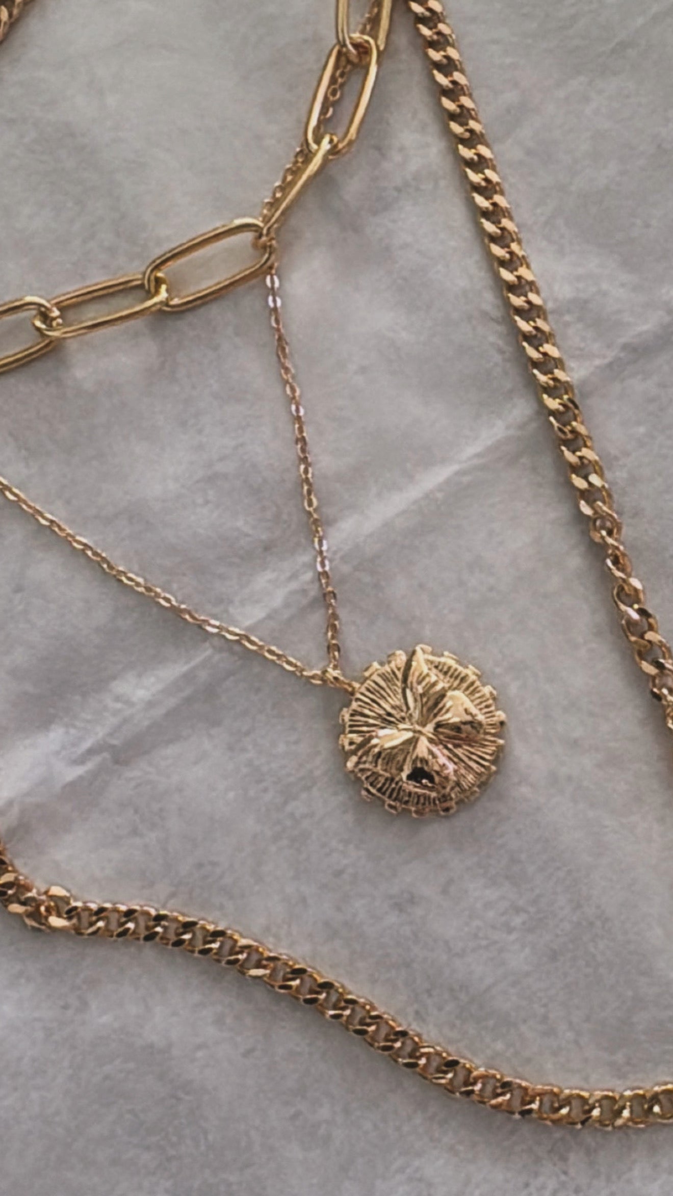 You’re a Boss Double Sided Butterfly Pendant 14K Gold Necklace