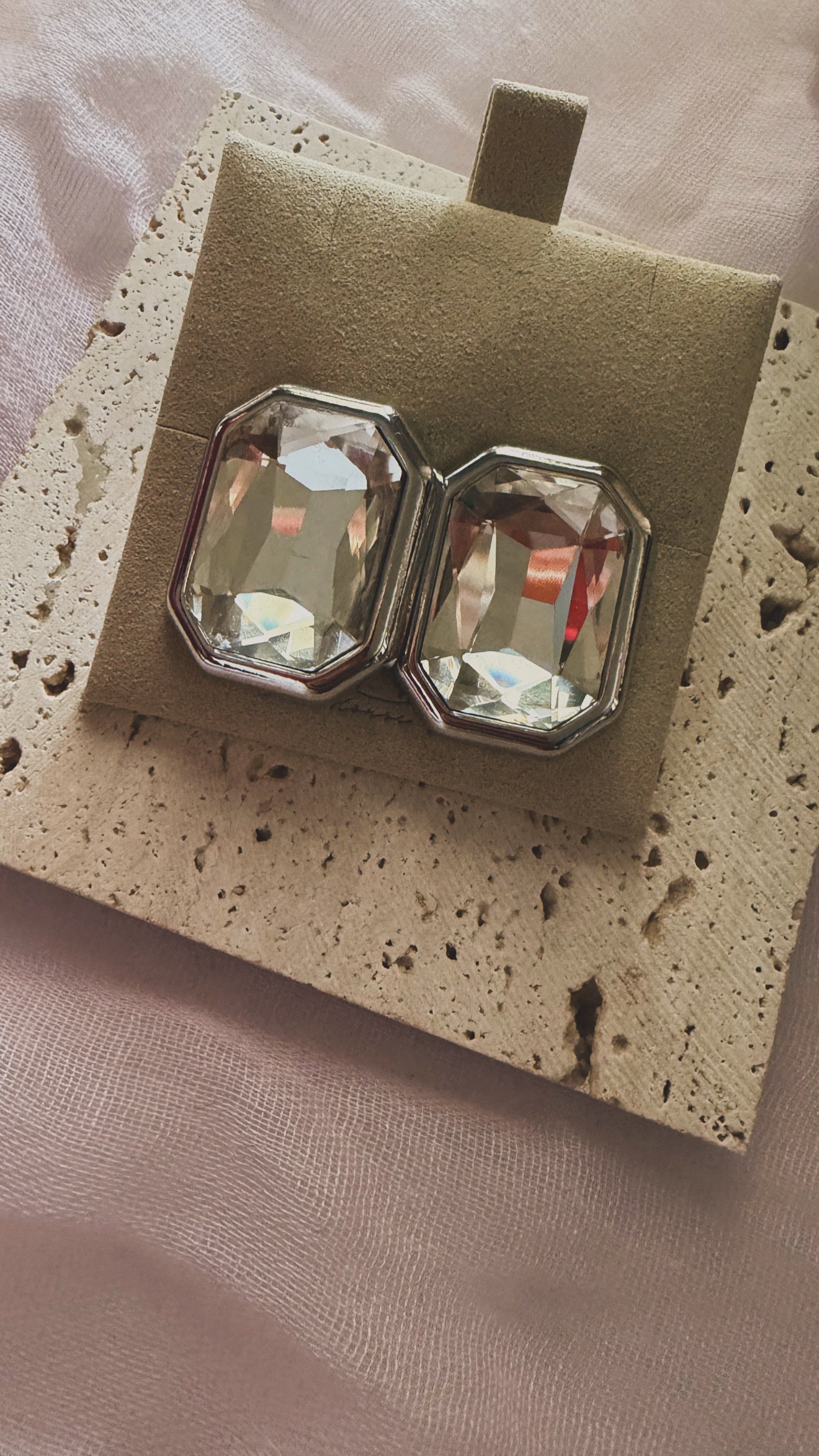 Celine Stud Silver Earrings