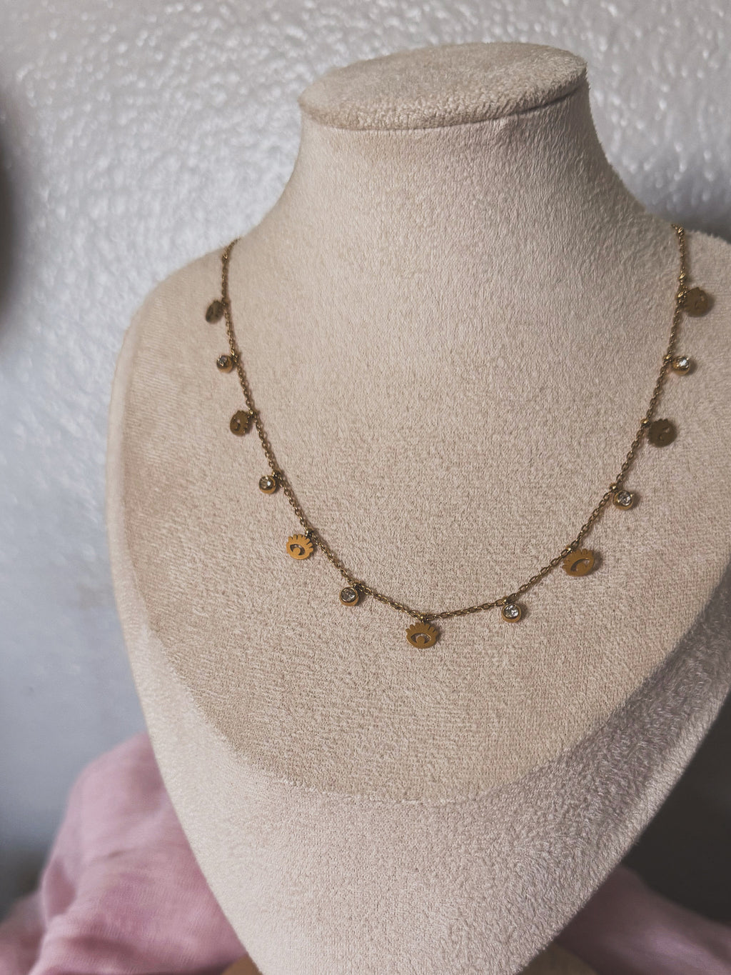 Evil Eye Stainless Steel Necklace