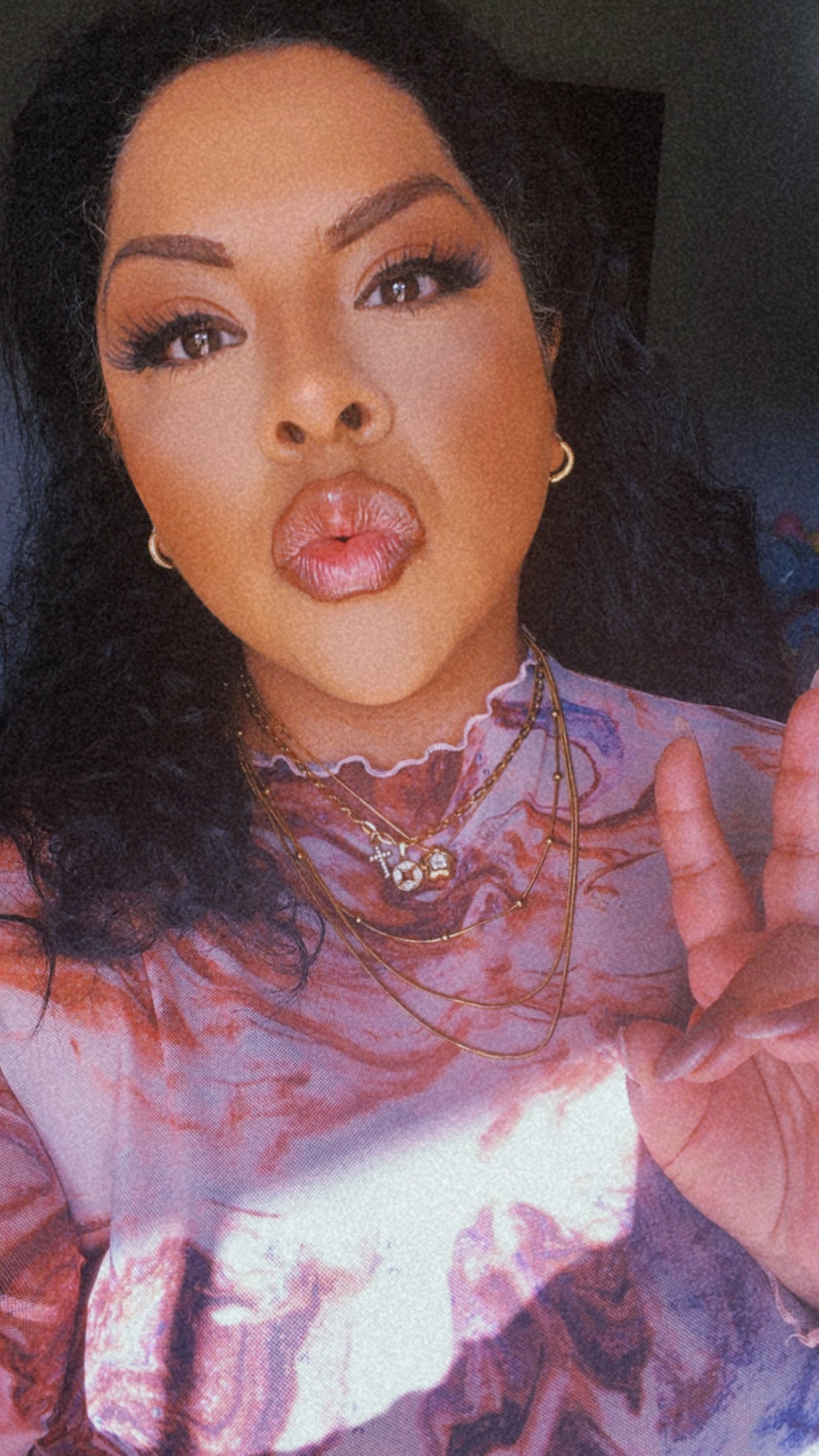 Kate Cross Charm Stainless Steel Necklace