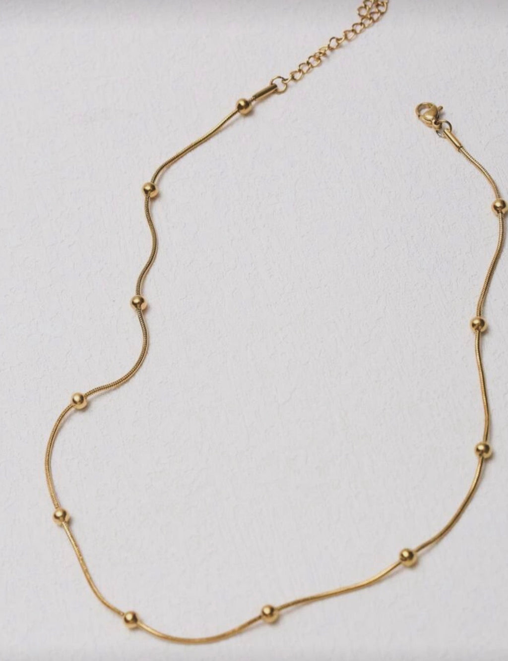Dolce Gold Beaded Necklace