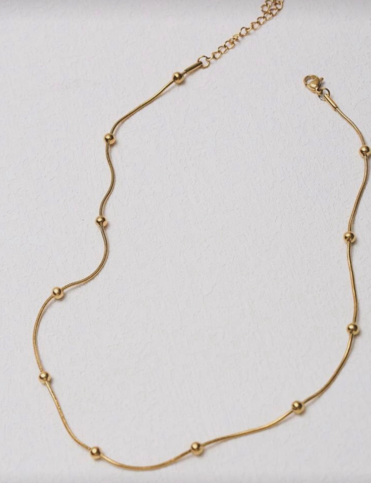 Dolce Gold Beaded Necklace