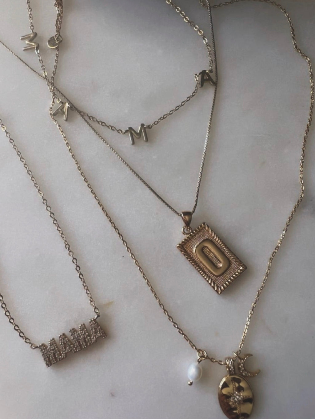 24/7 14K Mama Necklace