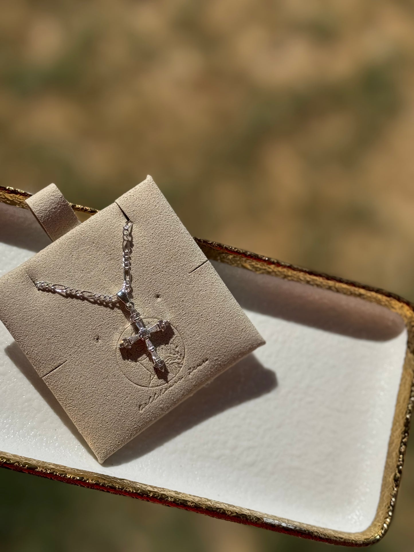 Blessed Vintage Cross Necklace