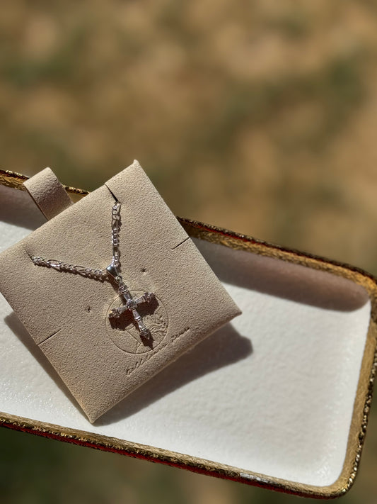 Blessed Vintage Cross Necklace