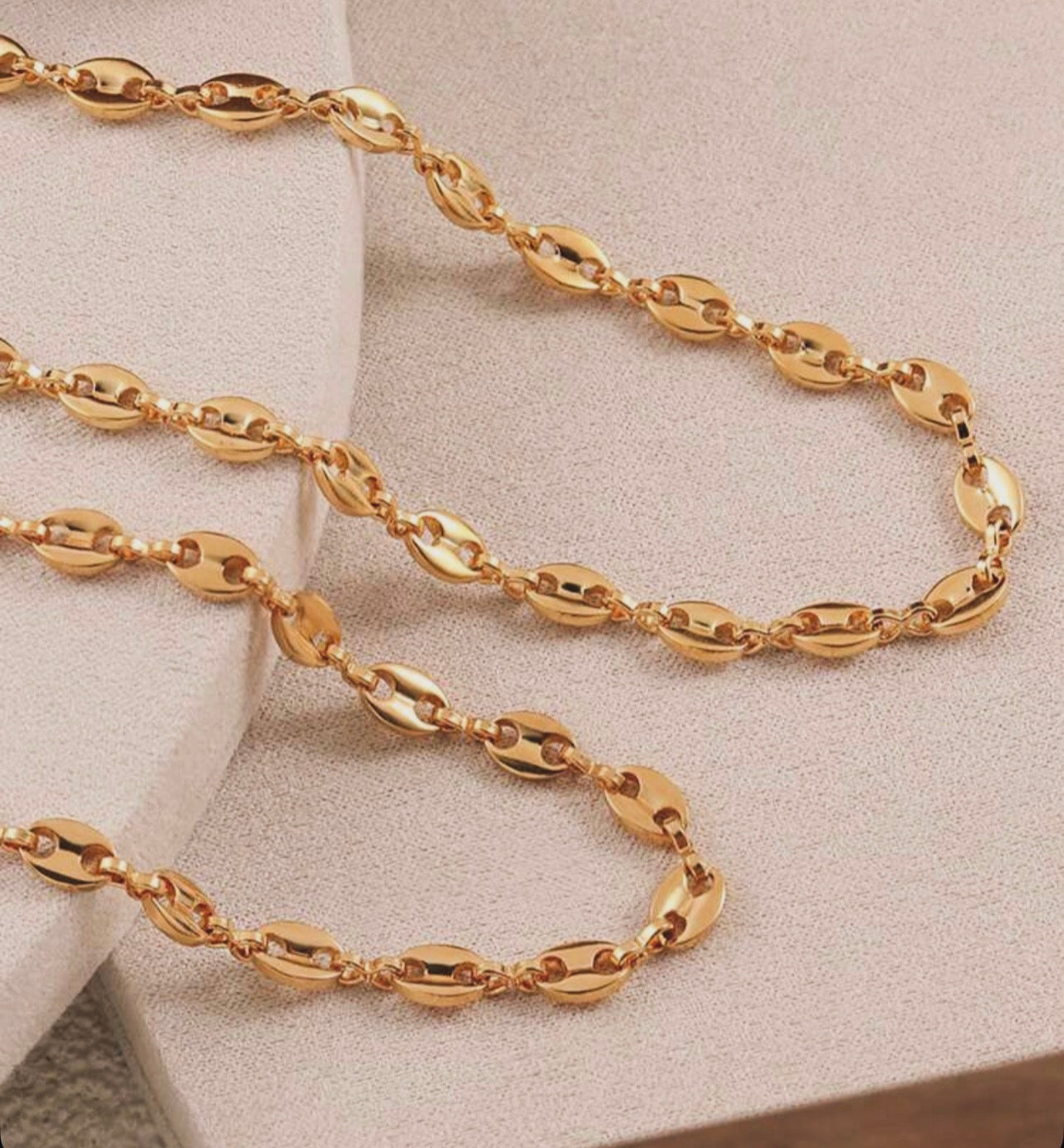 Please Please Please Pig Nose Link Necklace