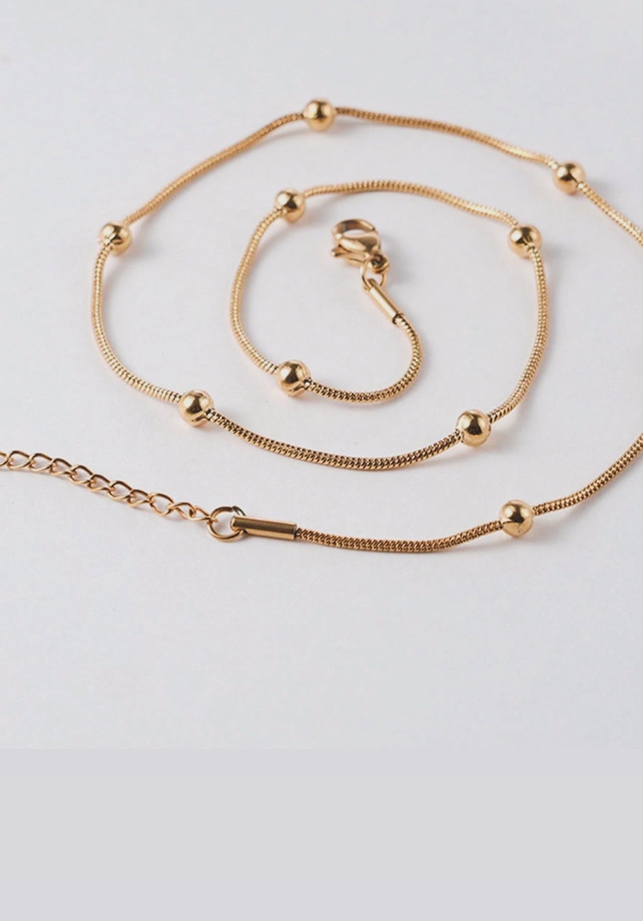 Dolce Gold Beaded Necklace