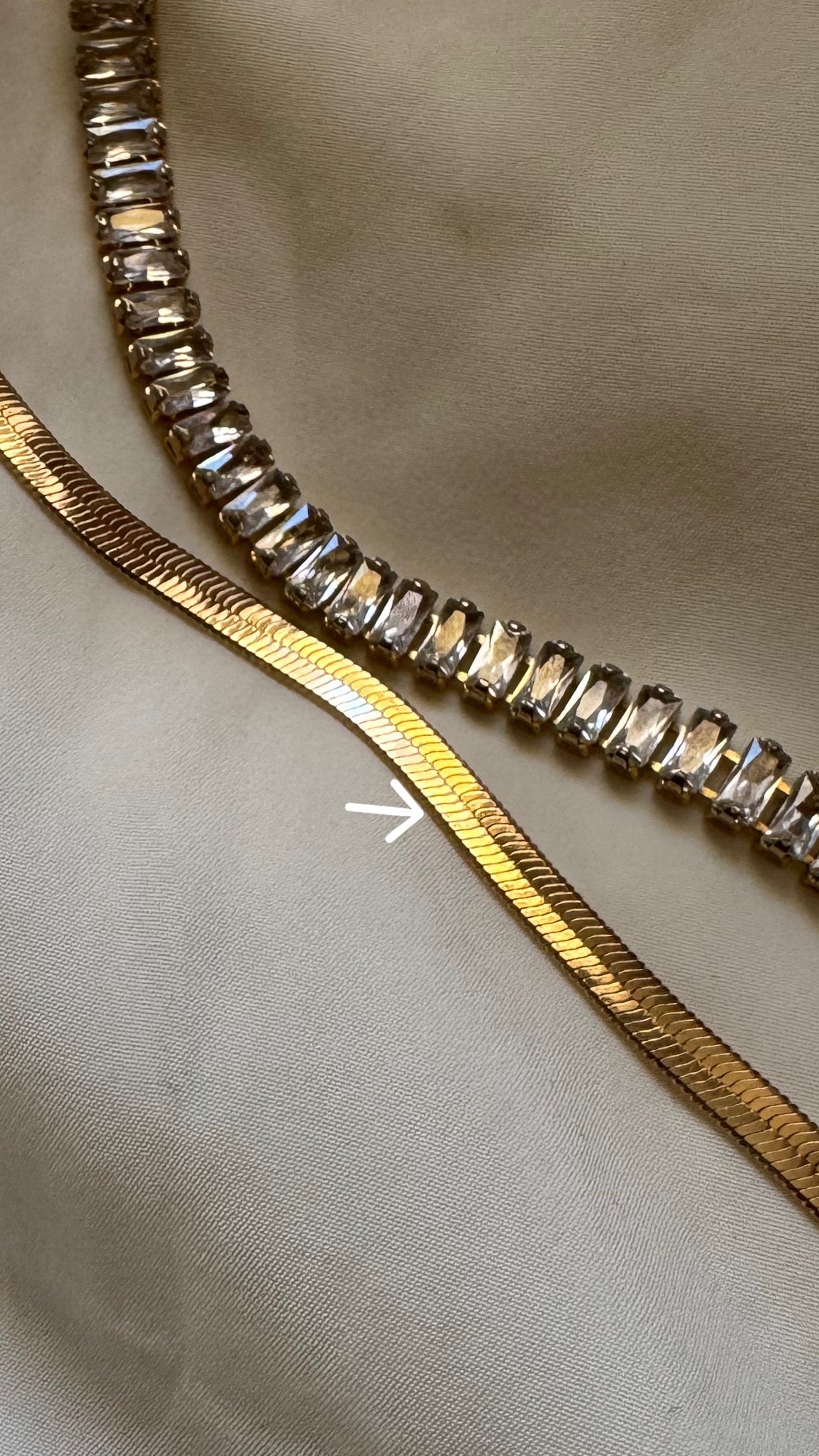 Coffee First Gold Stainless Steel Snake Chain