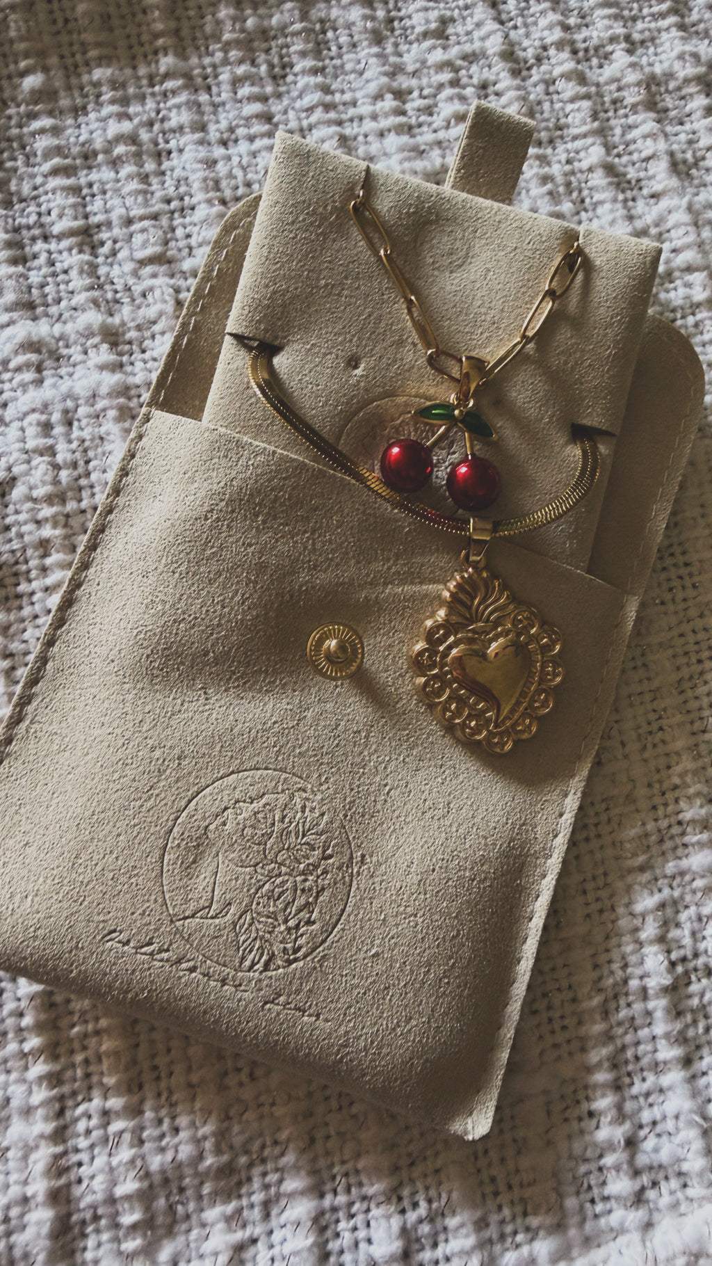 Sacred Heart Stainless Steel Necklace