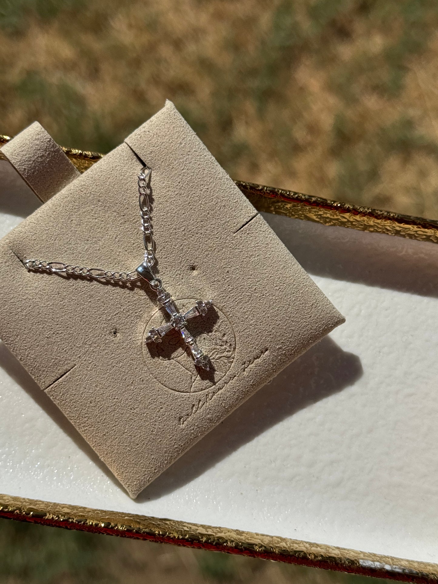 Blessed Vintage Cross Necklace