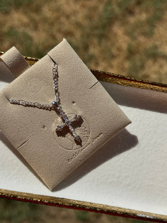 Blessed Vintage Cross Necklace
