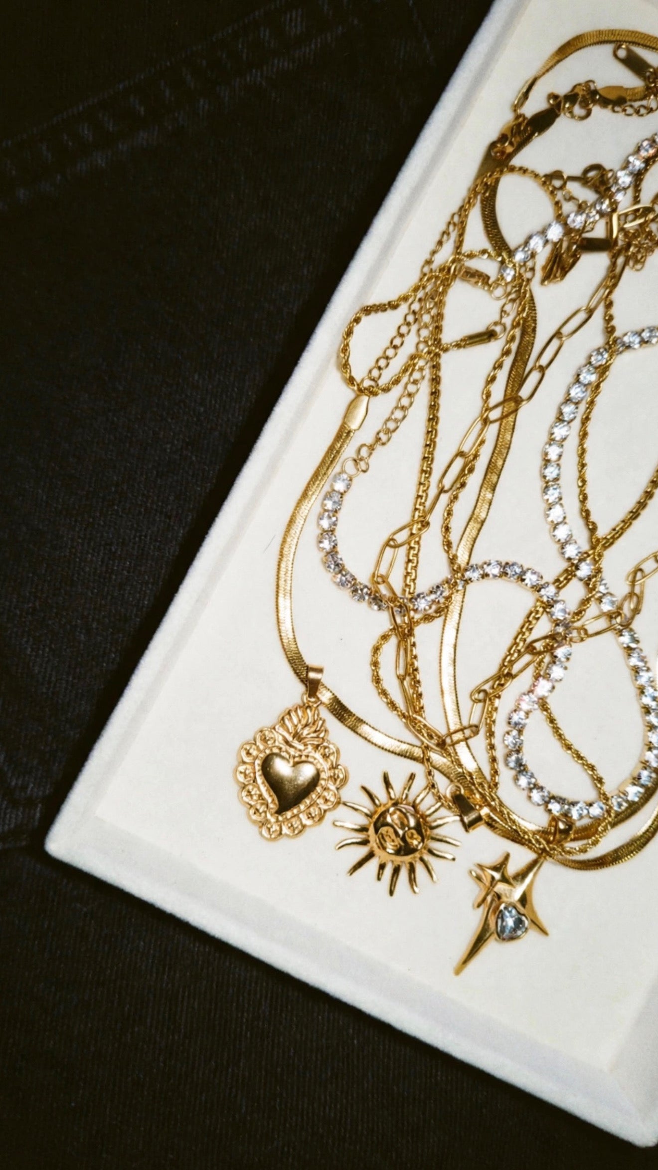 Coco Sun Face Stainless Steel Necklace